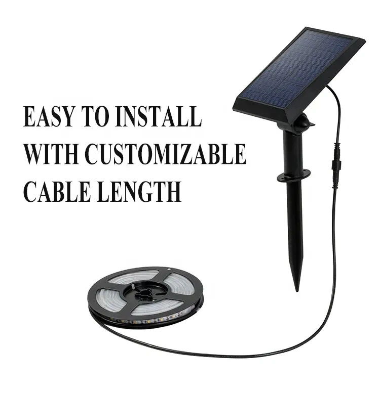 5m Waterproof IP65 Solar LED Strip Light 5m Waterproof IP65 Solar LED Strip Light