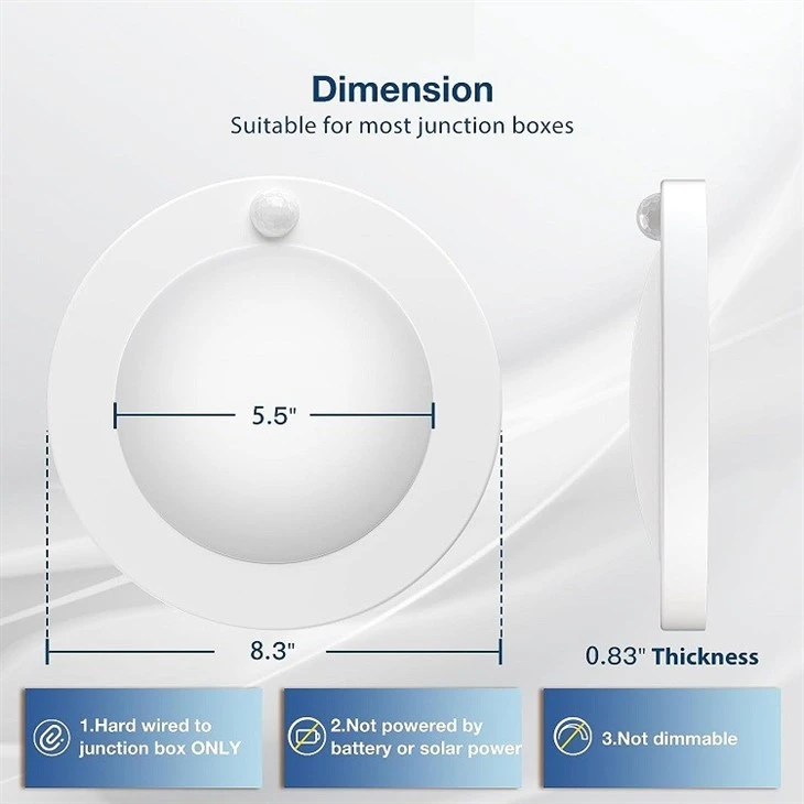 3 CCT Motion Sensor Ceiling Light 3