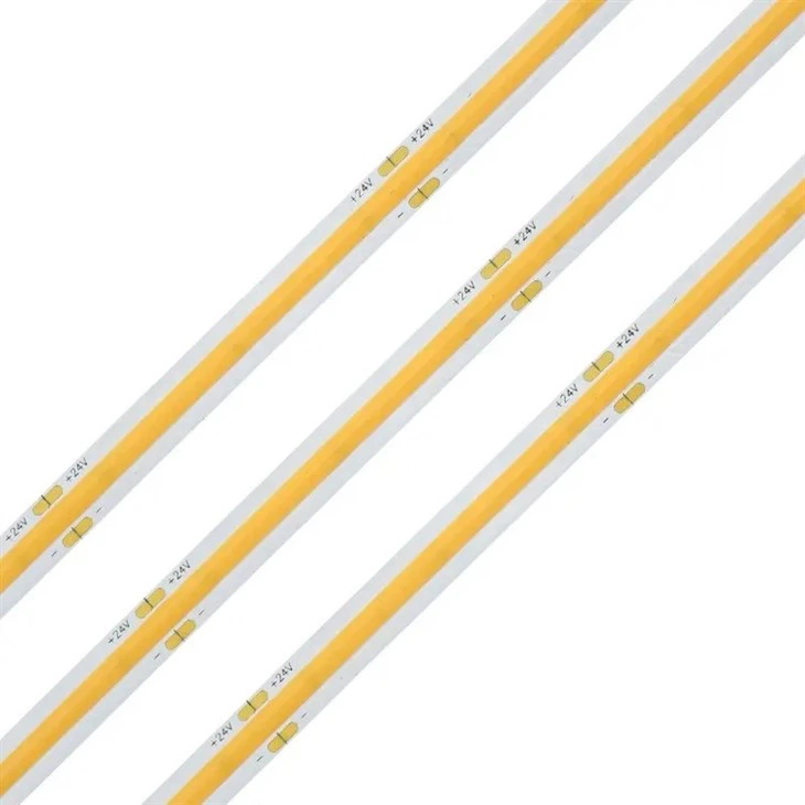 1. Advanced COB Technology With a more advanced design, this RGBW LED Strip Light harnesses the power of COB technology, which allows for more efficient heat dissipation, higher brightness, and lon