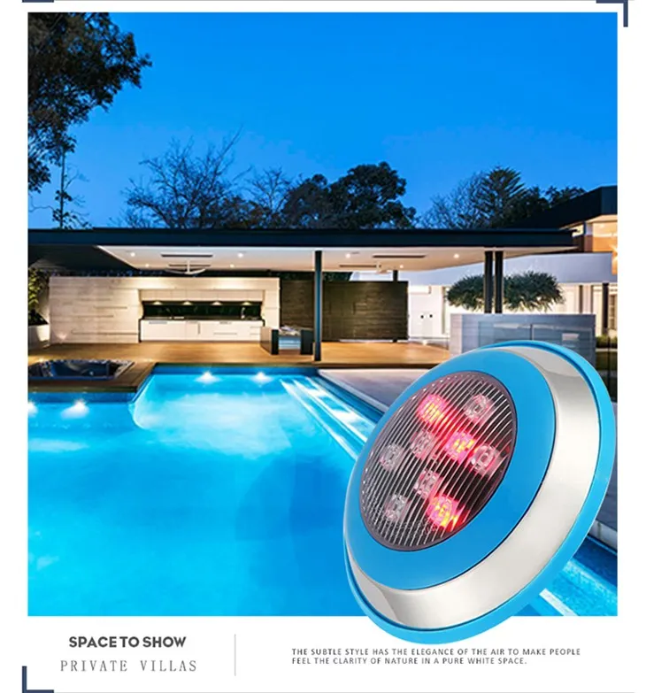 IP68 18W Wall Mounted LED Underwater Lights