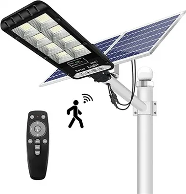 Solar Street Light With Battery And Panel