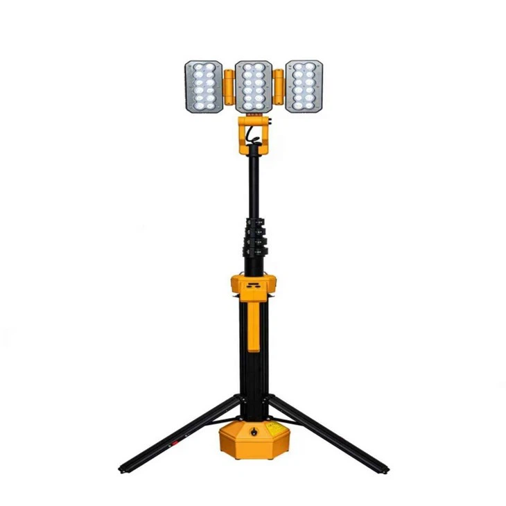 20000 Lumens Rechargeable Light Tower 100w
