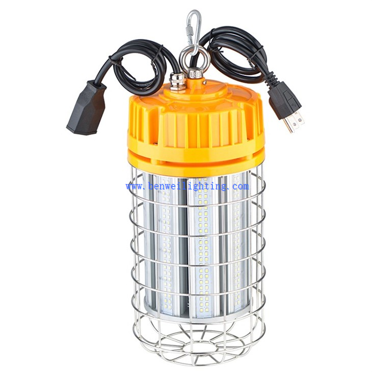 yellow construction lights
