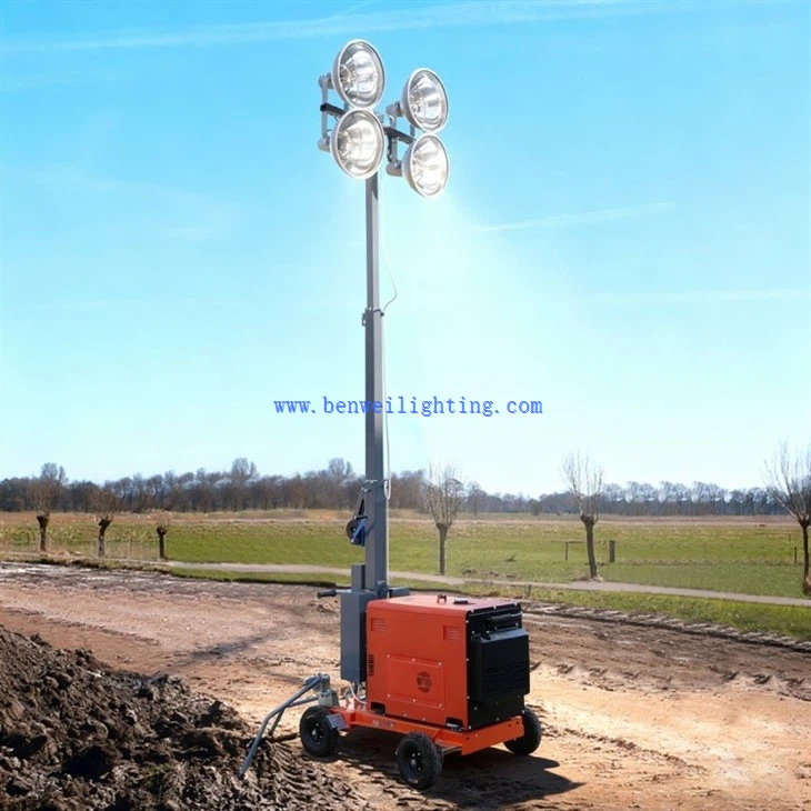 Mobile Mining diesel Lights Tower