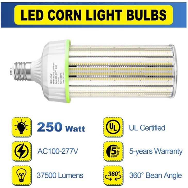 5000K White Light LED Corn Light factory