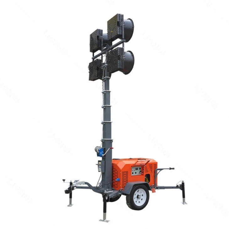 7m Adjustable Trailer Light Tower
