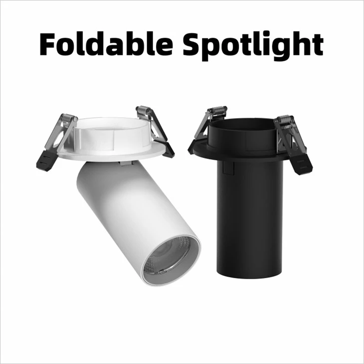 Aluminum COB Recessed LED Track Light