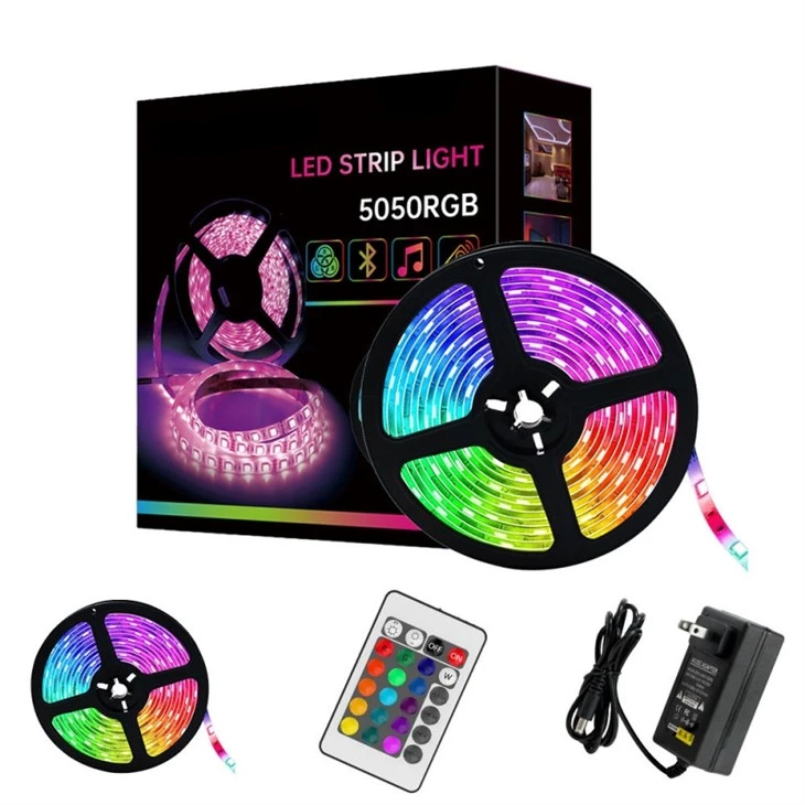 Control Flexible Colorful 5050 RGB Led Strip Light