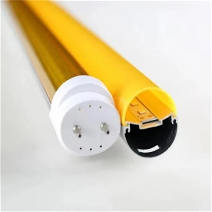 Dark Room Yellow Cover T8 Led Tube Light factory