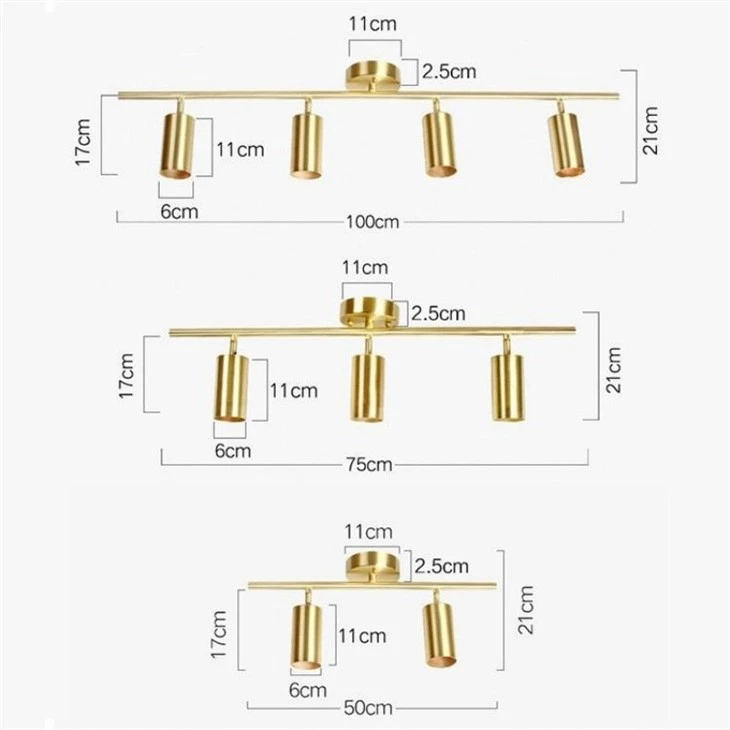Dimmable Led Golden Track Light suppliers