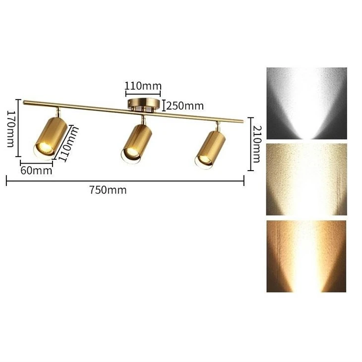 Dimmable Led Golden Track Light best