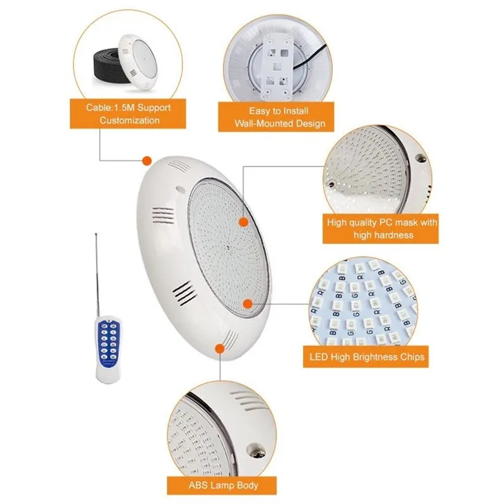 High Lumens Waterproof IP68 LED Pool Light best