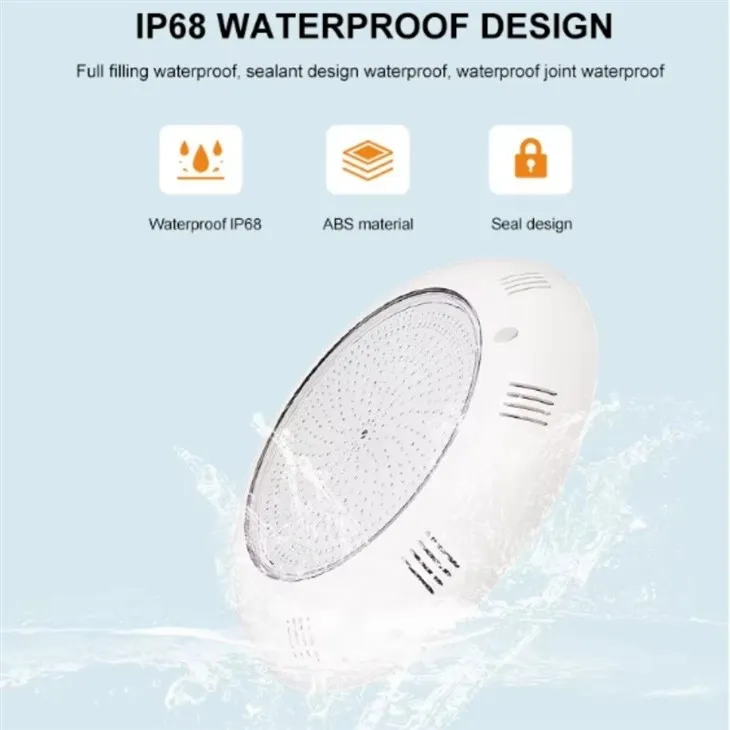 High Lumens Waterproof IP68 LED Pool Light factory