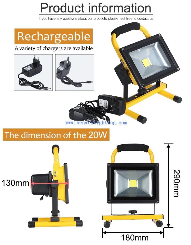 LED Rechargeable Flood Light6 LED Rechargeable Flood Light6