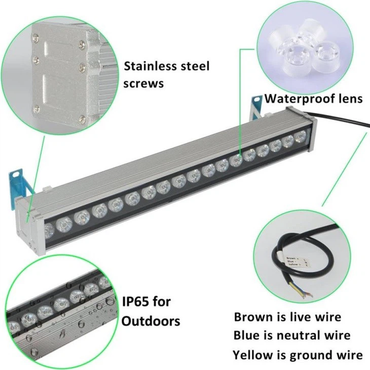 IP65 Led RGB Wall Washer Light manufacturers