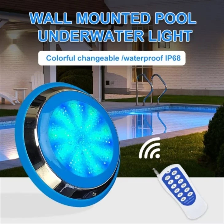 Stainless Steel Resin LED Underwater Swimming Pool Light factory
