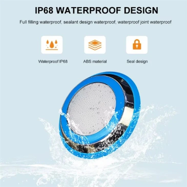 Stainless Steel Resin LED Underwater Swimming Pool Light high quality