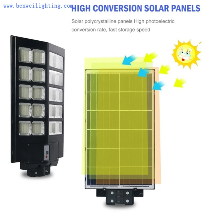 solar street lighting with motion sensor