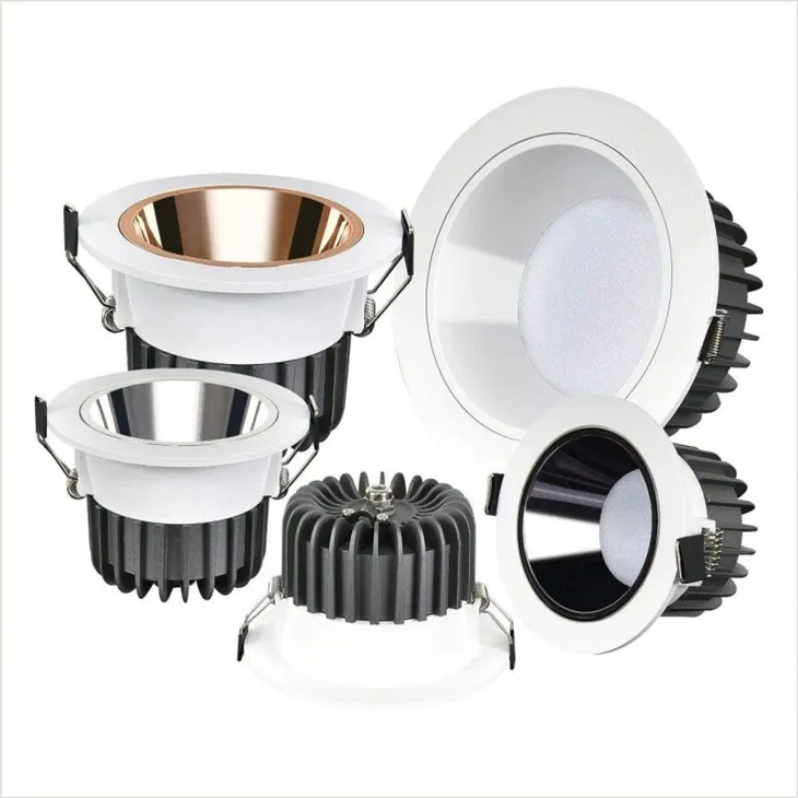 Modern Aluminum Indoor Recessed COB LED Downlight