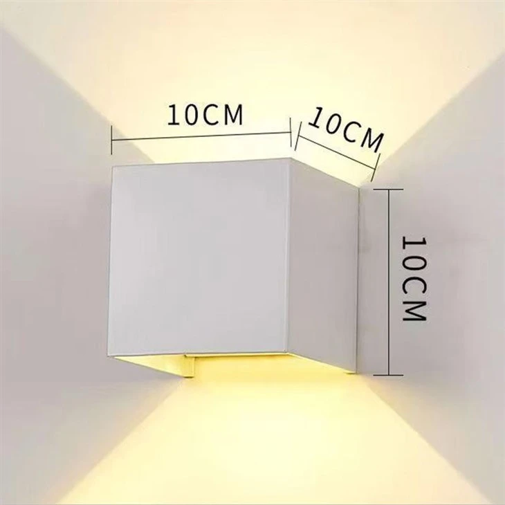 Motion Sensor Dimmable Aluminum LED Wall Lamp