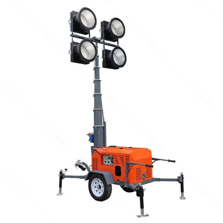 Outdoor Light Tower 7m Trailer Mounted