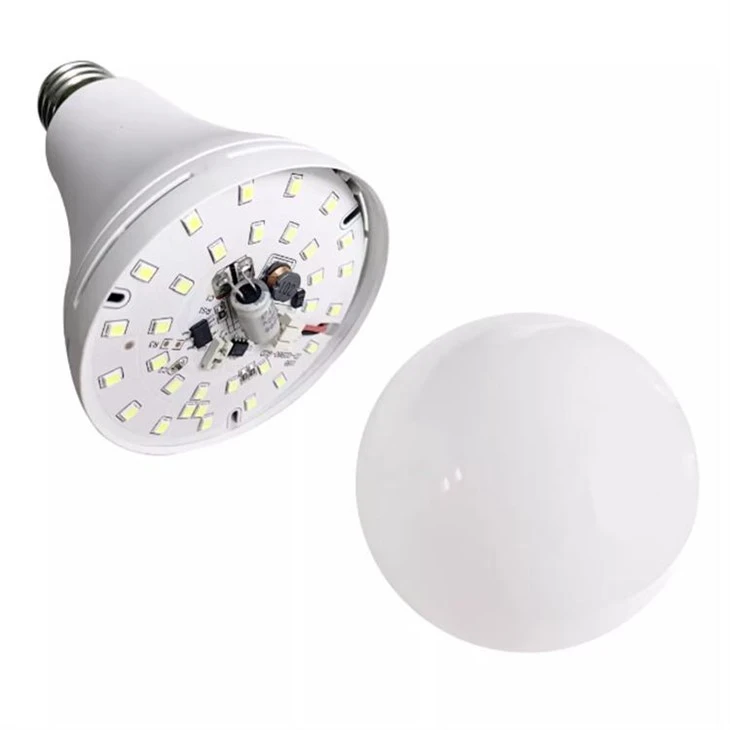 Plastic Rechargeable Led Emergency Light Bulb