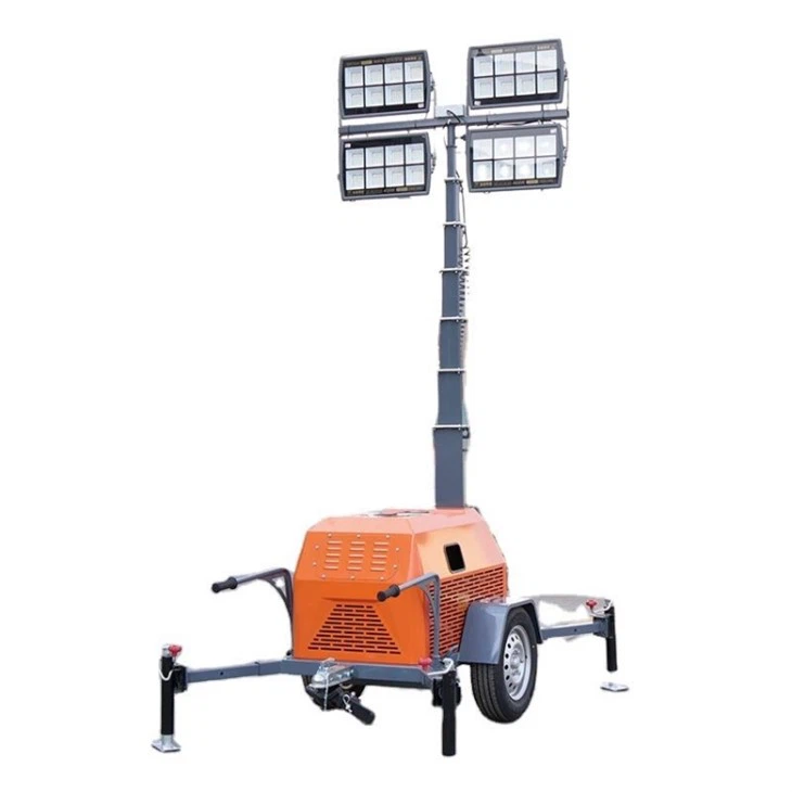Portable Trailer-mounted Lighting Tower
