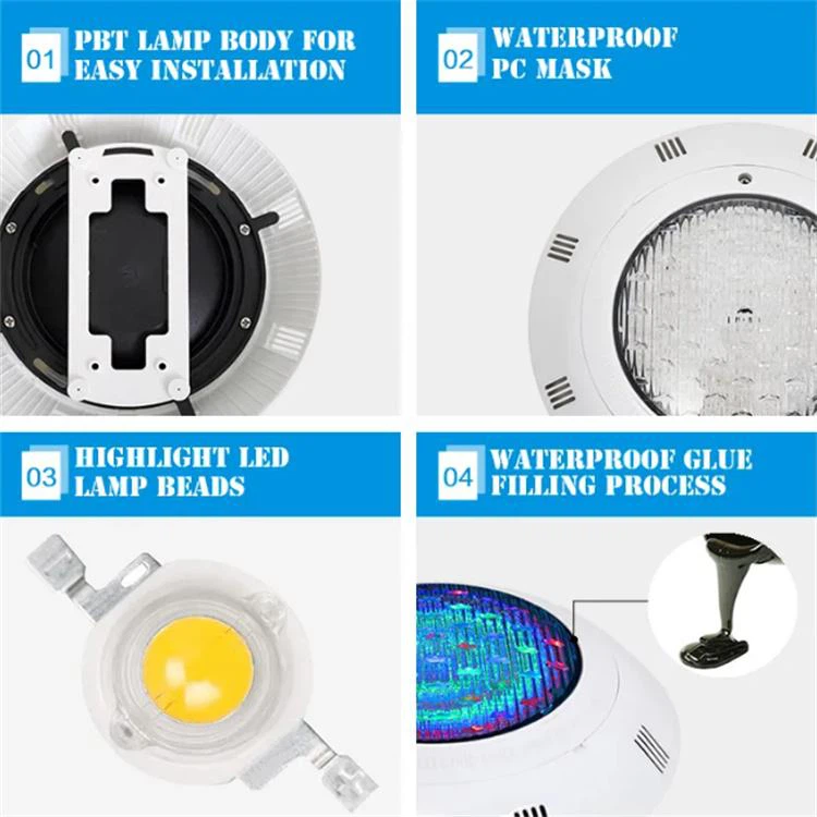 multi color led pool light multi color led pool light