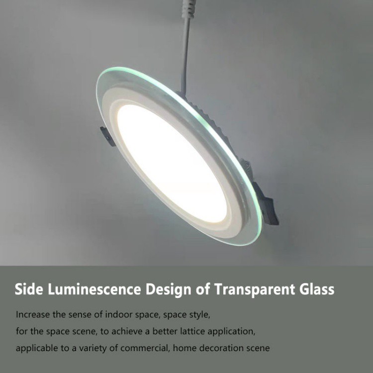 Aluminum Glass LED Panel Light Aluminum Glass LED Panel Light