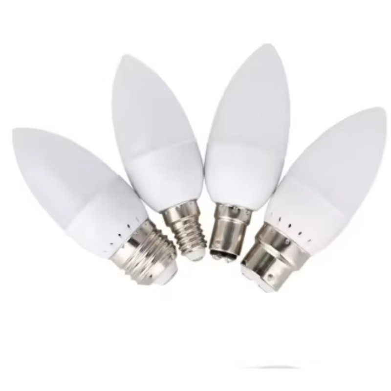 5W LED Candle Shaped Bulb Lights 5W LED Candle Shaped Bulb Lights