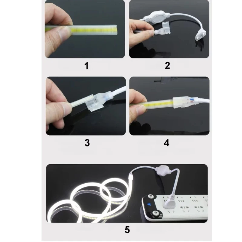 Waterproof COB Flexible LED Strip Lighting Waterproof COB Flexible LED Strip Lighting