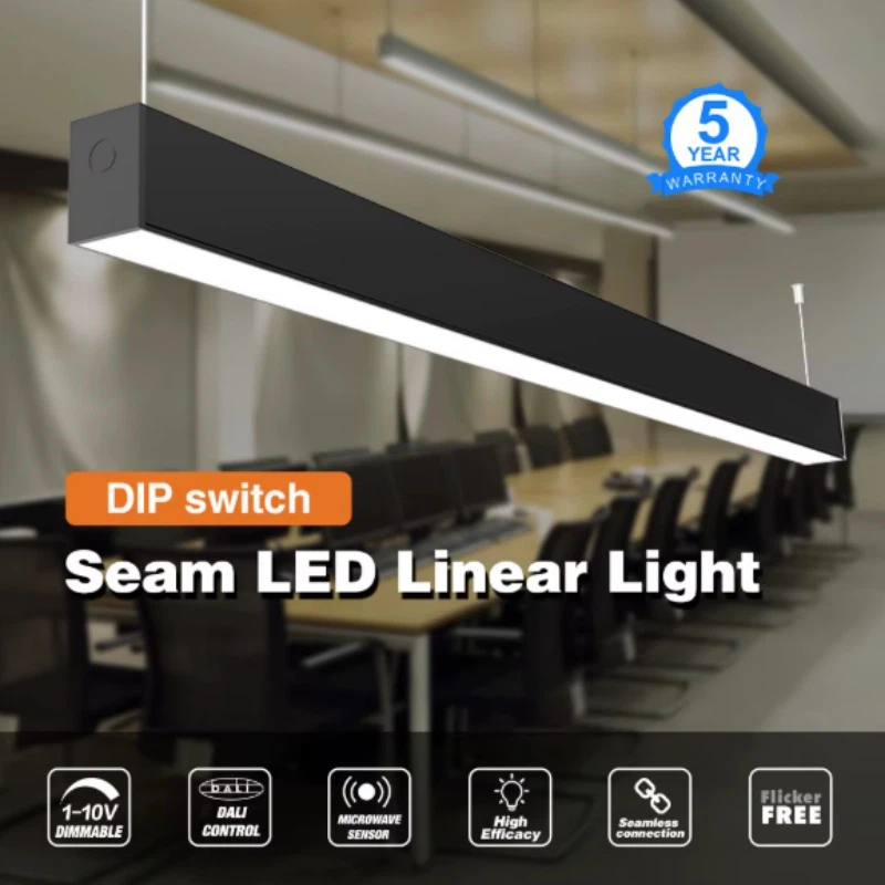4FT Black LED Architectural Linear Lights 4FT Black LED Architectural Linear Lights
