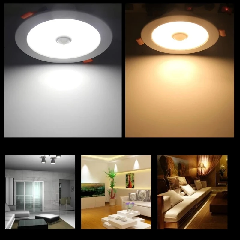 PIR Motion Sensor LED Downlights PIR Motion Sensor LED Downlights