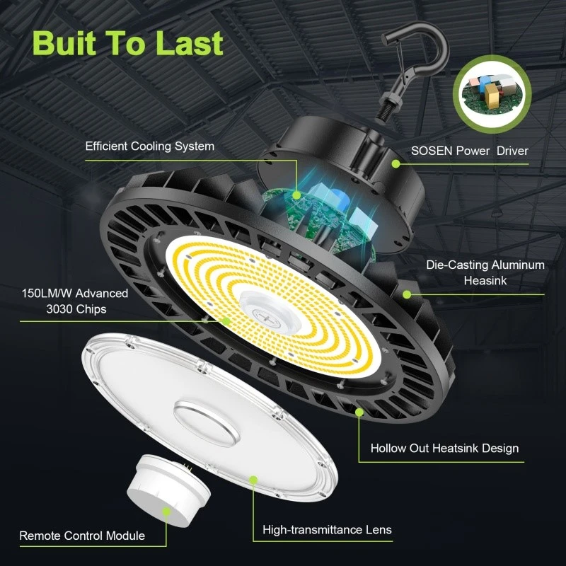 High-Lumen LED UFO High Bay Lights High-Lumen LED UFO High Bay Lights