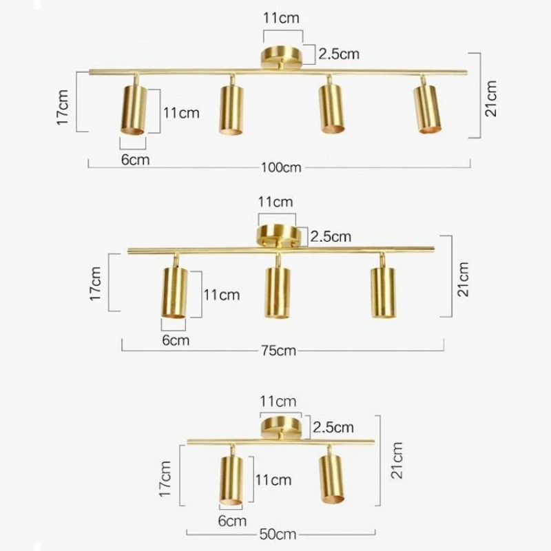 Dimmable Led Golden Track Lights Dimmable Led Golden Track Lights