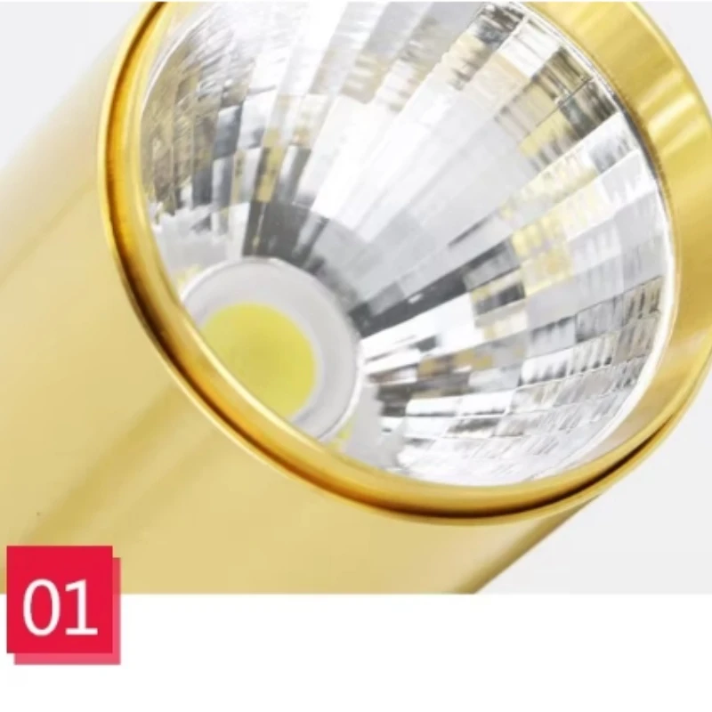 Dimmable Led Golden Track Light Spot Lighting Dimmable Led Golden Track Light Spot Lighting