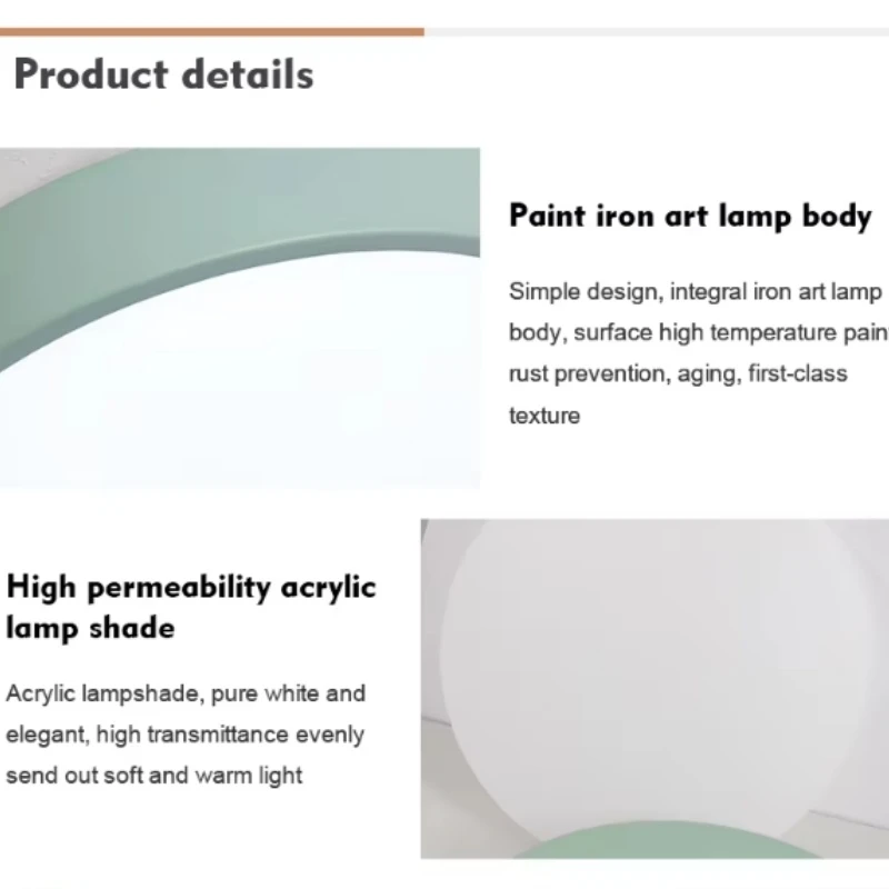 Ultra-Thin Surface Mounted Dimmable Smart Led Ceiling Light Ultra-Thin Surface Mounted Dimmable Smart Led Ceiling Light