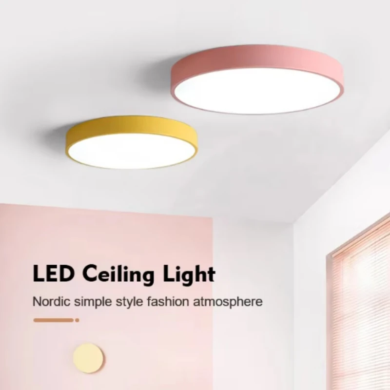 Ultra-Thin Surface Mounted Dimmable Smart Led Ceiling Lights Ultra-Thin Surface Mounted Dimmable Smart Led Ceiling Lights