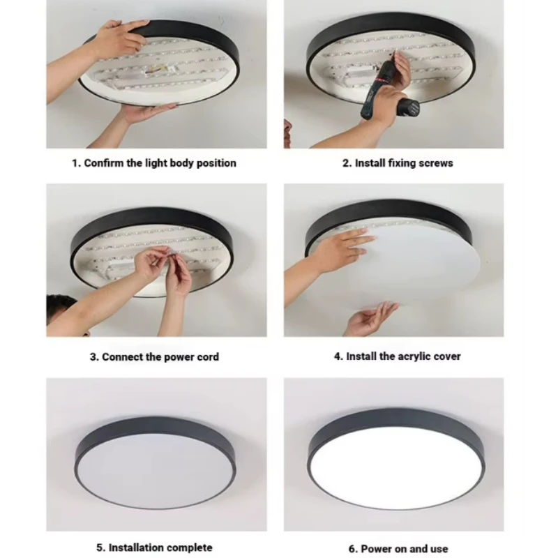 Ultra-Thin Surface Mounted Dimmable Smart Led Ceiling Lighting Ultra-Thin Surface Mounted Dimmable Smart Led Ceiling Lighting