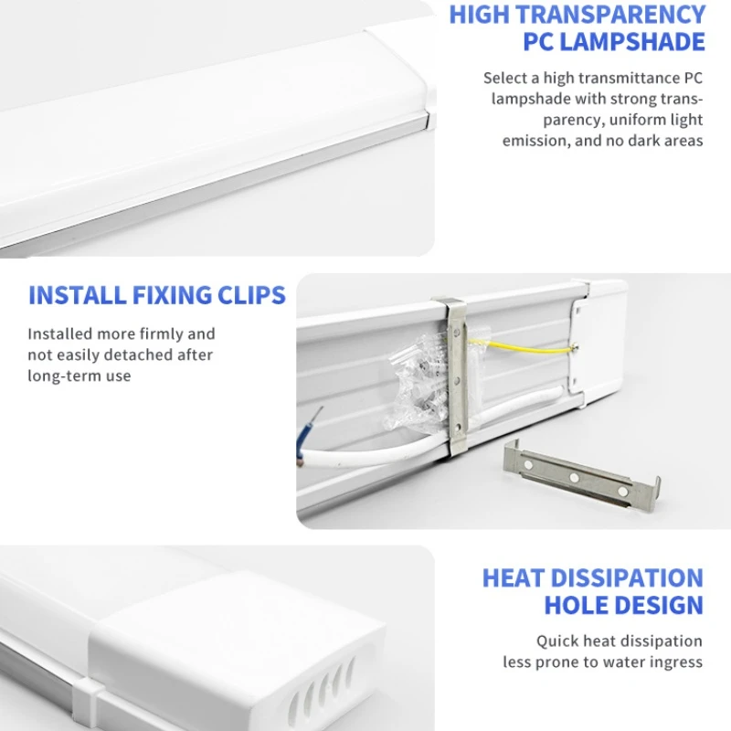 PC Aluminum Alloy High Quality Led Batten Lights PC Aluminum Alloy High Quality Led Batten Lights