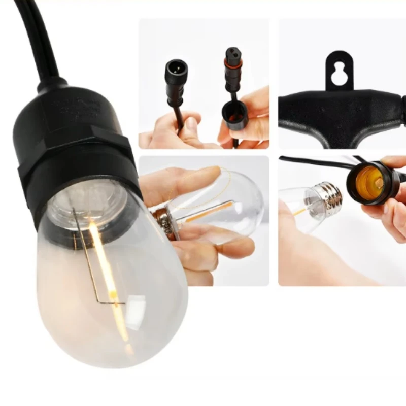 S14 Shatterproof Outdoor Decorative String Light S14 Shatterproof Outdoor Decorative String Light