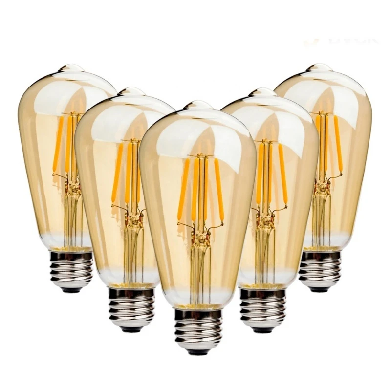 ST64 E27 Edison Glass Bulb Filament Lighting ST64 E27 Edison Glass Bulb Filament Lighting