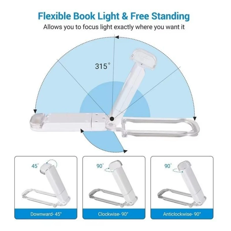 Eye Protection LED Clip Book Light Eye Protection LED Clip Book Light