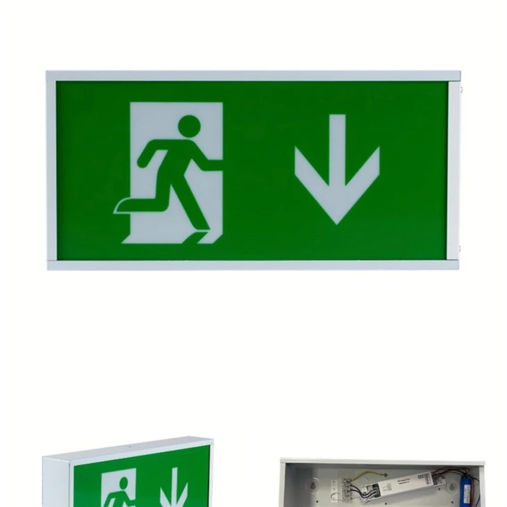 Rechargeable Battery LED Emergency Exit Sign Light