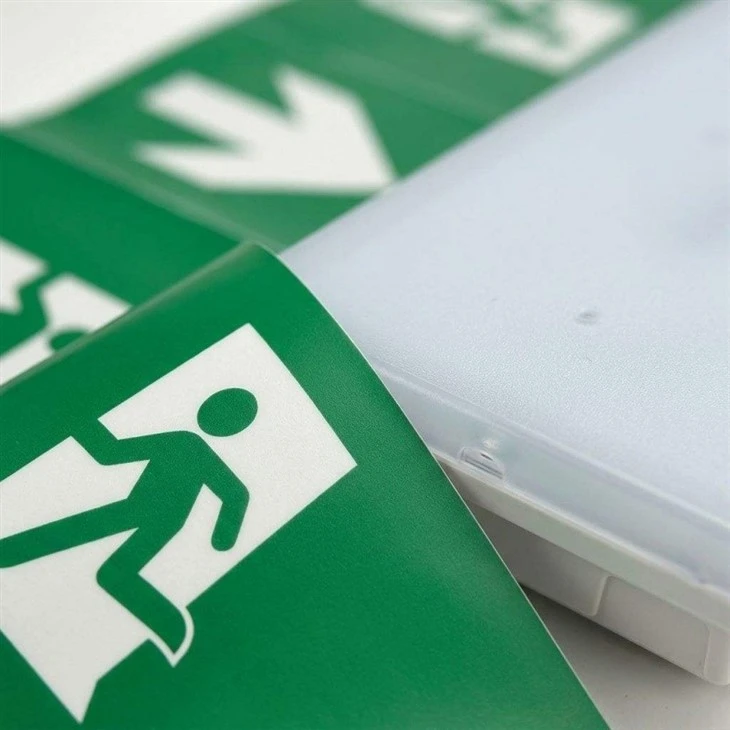 Rechargeable Battery LED Emergency Exit Sign Light high quality