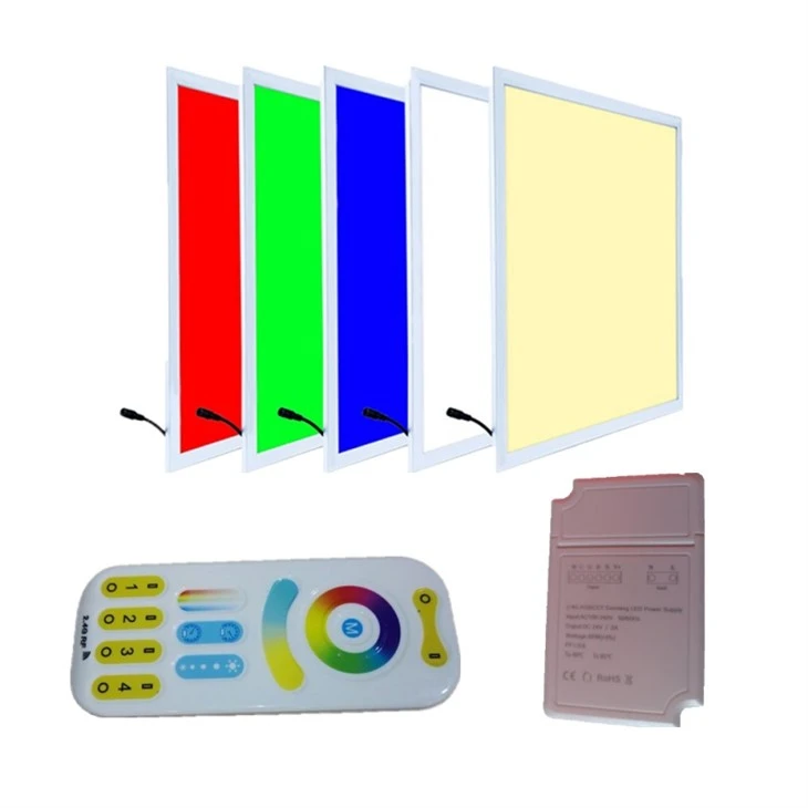 Remote Control Adjustable RGB Colorful Panel Light