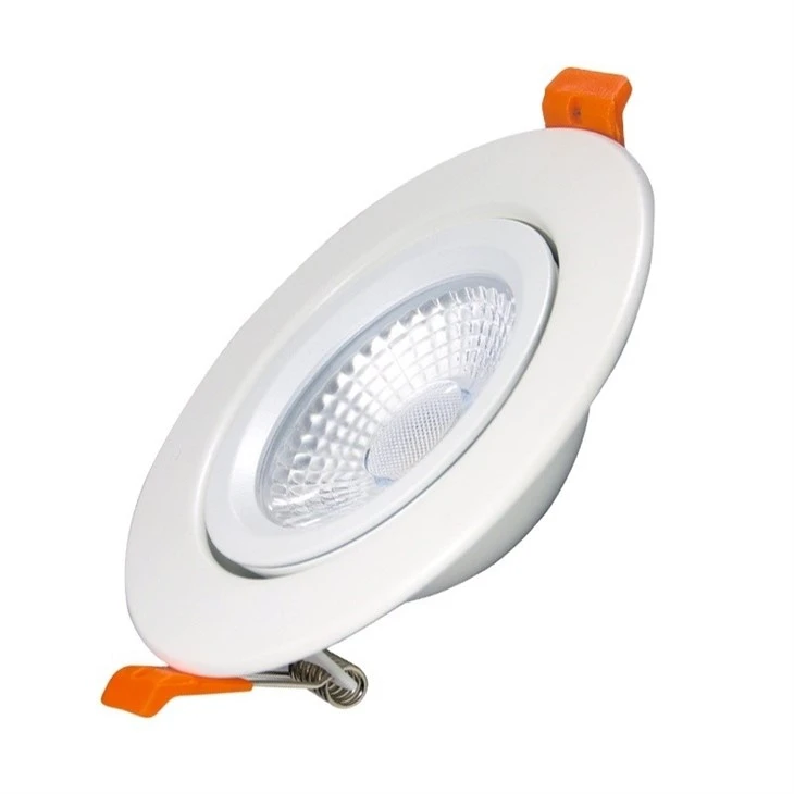 RGB COB Gimbal Recessed Ceiling Light factory