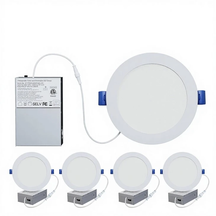 Round Recessed Slim LED Panel Light