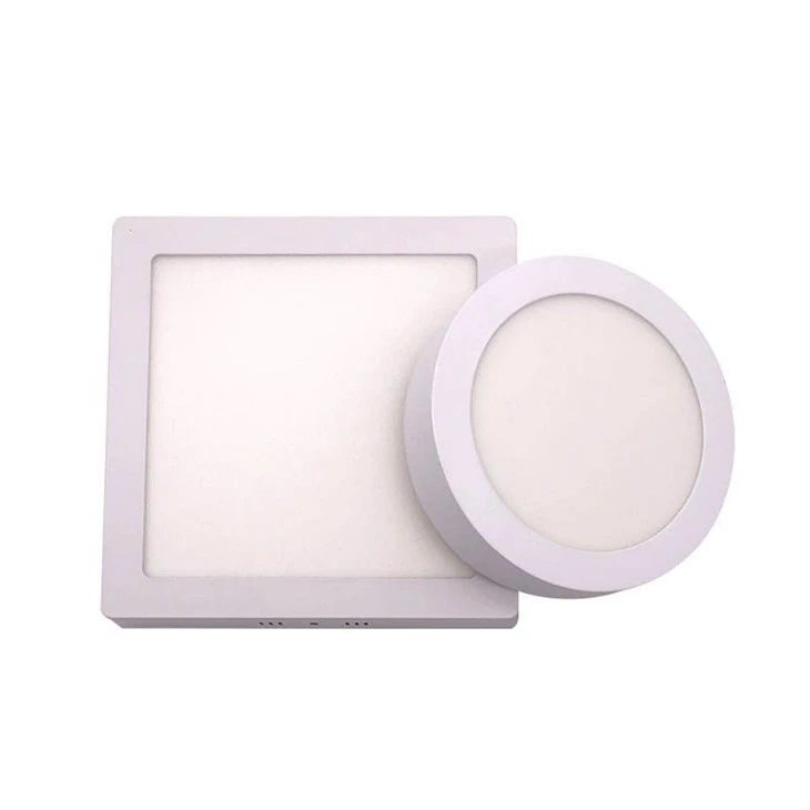 Round Square 6W 12W 18W 24W Surface Mounted Panel Light high quality