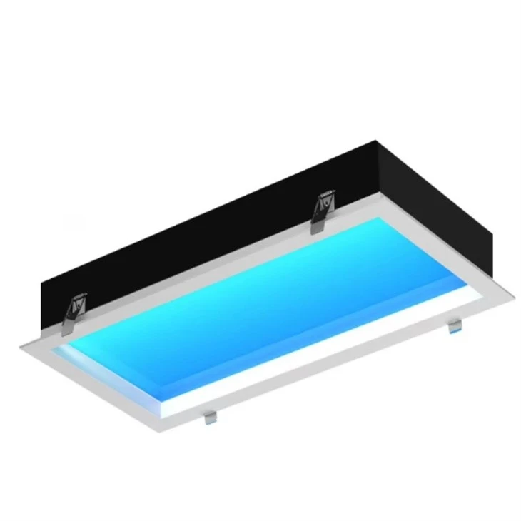 Simple Blue Artificial Skylight LED Panel Light factory